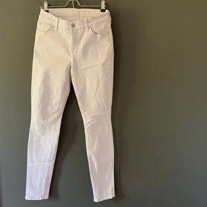 White 7 For All Mankind Jeans - Skinny Fit